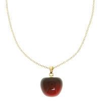 RED CHERRY PENDANT NECKLACE